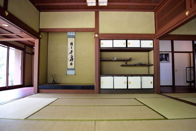 旧竹林院の床の間