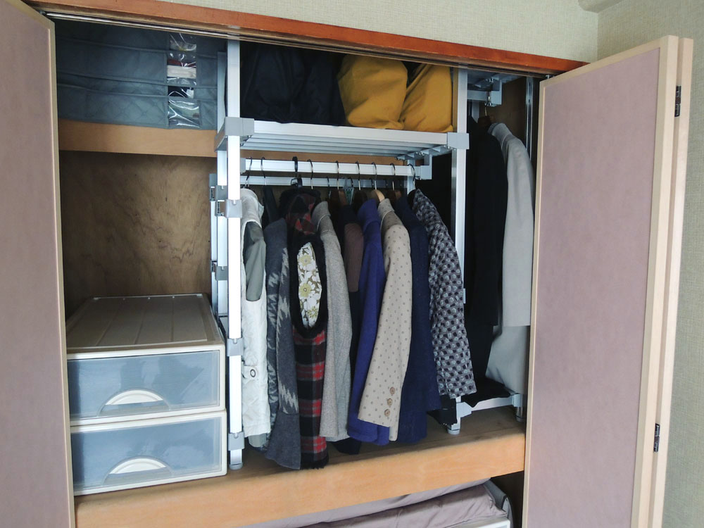 押入れをクローゼットにリメイク オーダーメイド収納棚 ラックならミスターアルマン